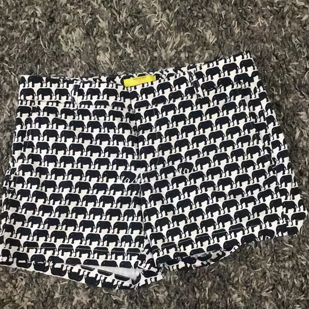 Banana republic elephant design shorts
